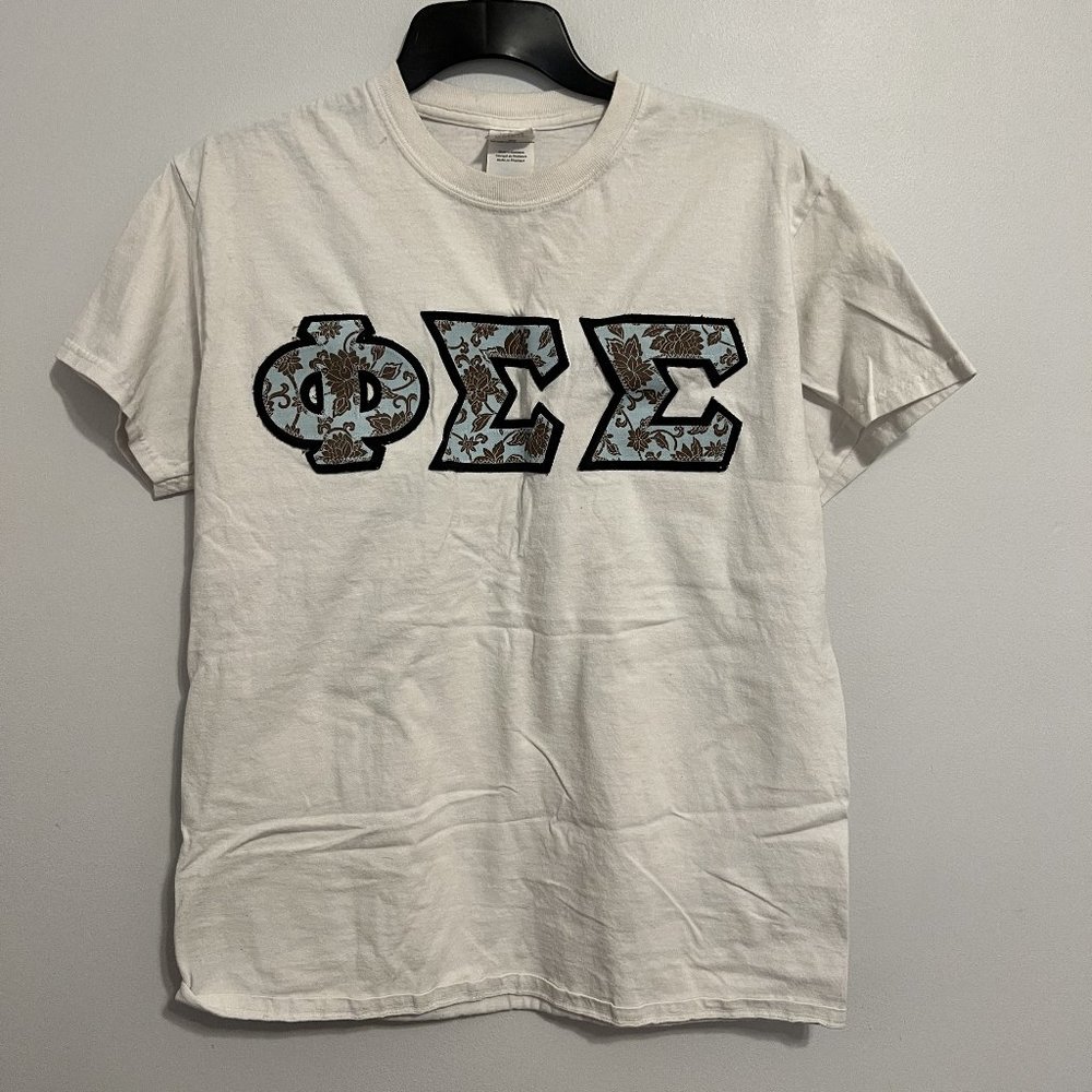 Phi Sigma Sigma Letters T-Shirt